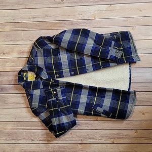 Mini Boden sherpa lined shacket